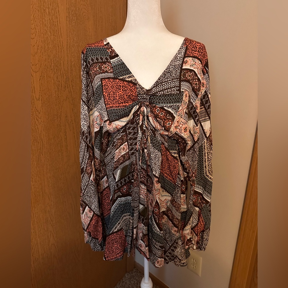 Women's Multicolor Bohemian Dress- Large- Excellent condition